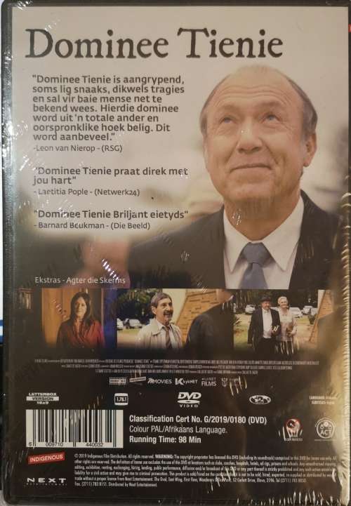 Dominee Tienie (DVD) [New]