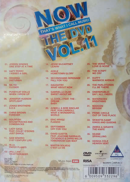 NOW Thats What I Call Music! The DVD Vol 11 (DVD)