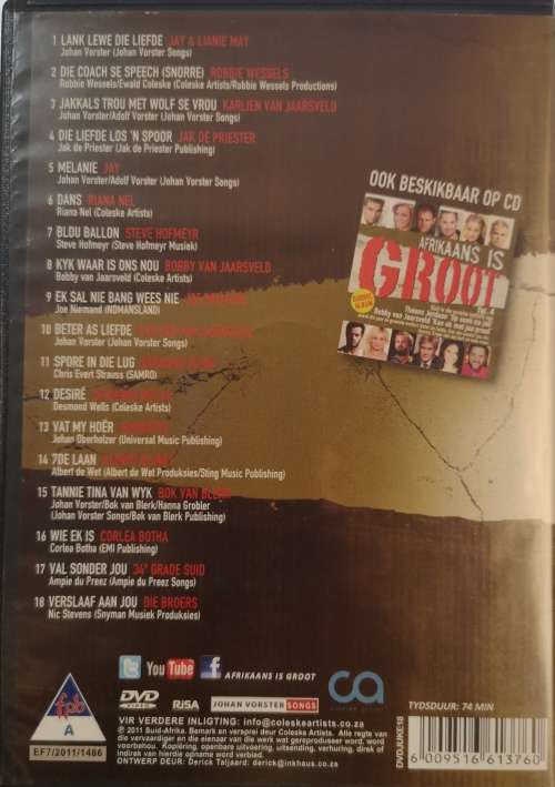 Afrikaans Is Groot Vol 4 (DVD)