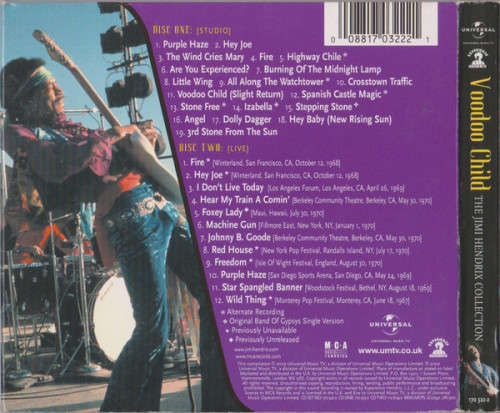 Jimi Hendrix - Voodoo Child (2-CD Digipack)