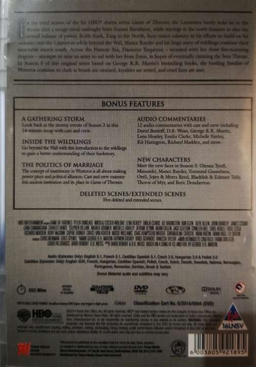 Game Of Thrones - Season 3 (5-DVD)