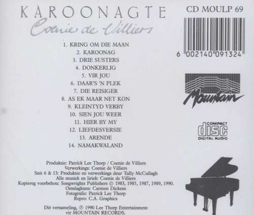 Coenie de Villiers - Karoonagte - Die Beste van (CD)