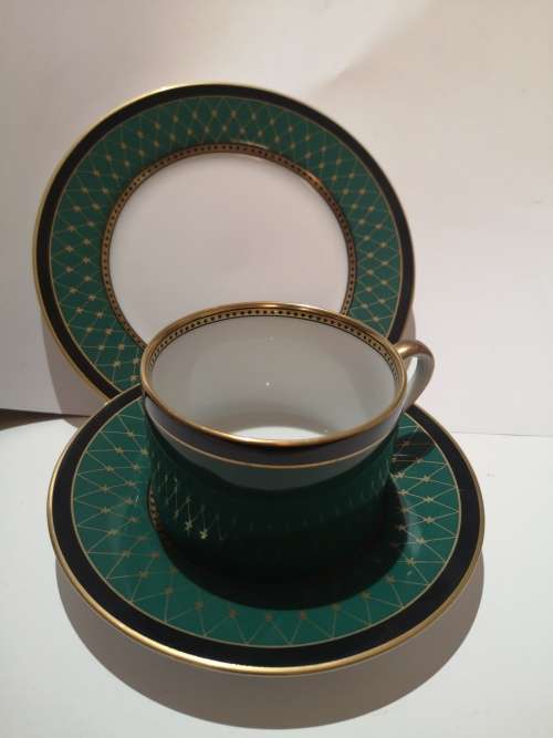 Fitz and Floyd `Chaumont` Fine Porcelain Tea Set/Coffee Set