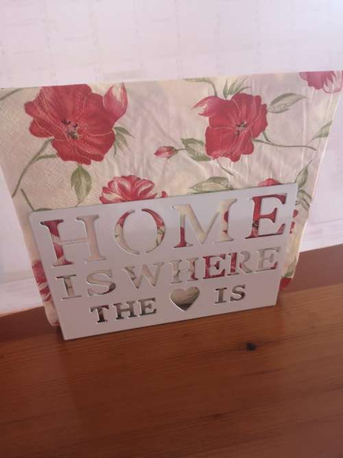 Serviette Holder (Home is where the heart is) [New]