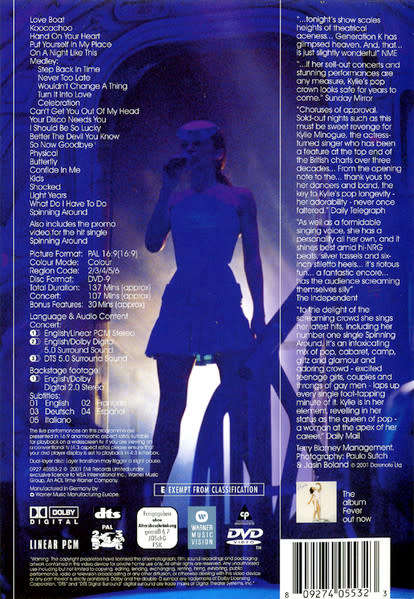 Kylie - Live In Sydney (DVD)