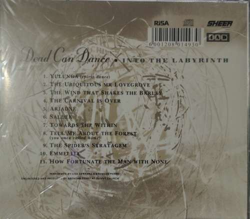 Dead Can Dance - Into The Labyrinth (CD) [New]