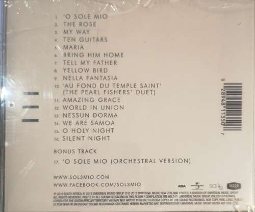 Sol3 Mio - Sol Mio (CD) [New]