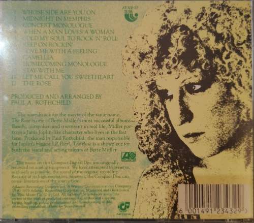 Bette Midler - The Rose - Original Motion Picture Soundtrack (CD)