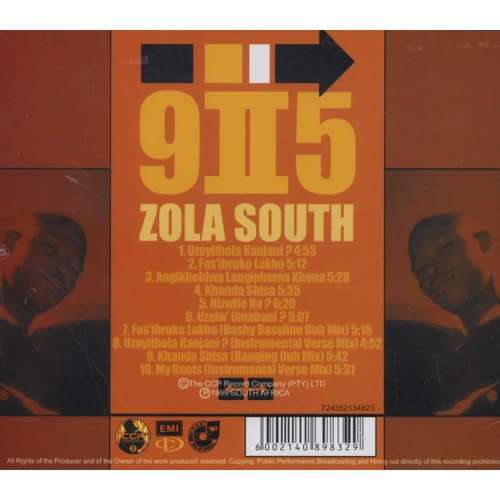 Mandoza - 9-II-5 Zola South (CD)