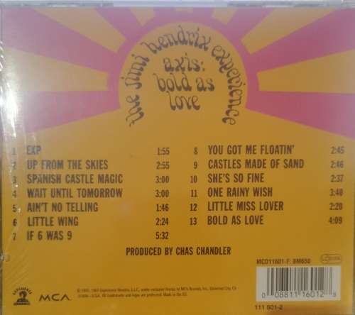 Jimi Hendrix Experience - Axis (Bold As Love) (CD) [New]