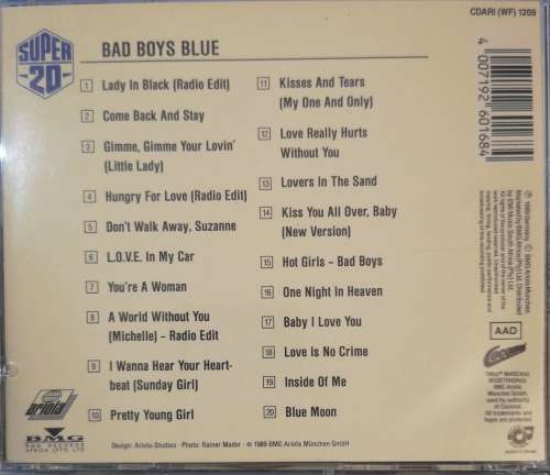 Bad Boys Blue - Super 20 (CD) (CDARI1209)