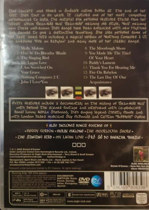 Sinead O'connor - Goodnight, Thank You, You`ve Been A Lovely Audience (DVD)