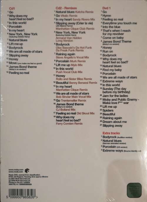 Moby - Go/The Very Best Of Moby (2 CD+1 DVD) [New]