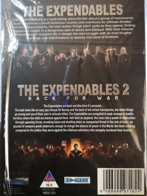 The Expendables 1 & Expendables 2 (Box Set 2-DVD)