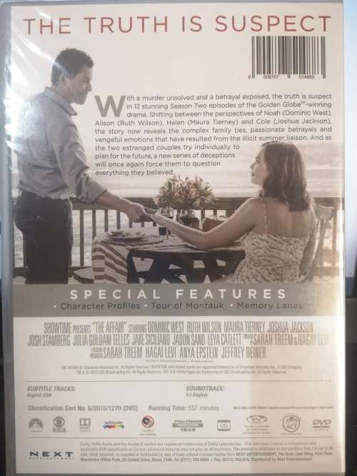 The Affair - Season 2 (4-DVD) [New]