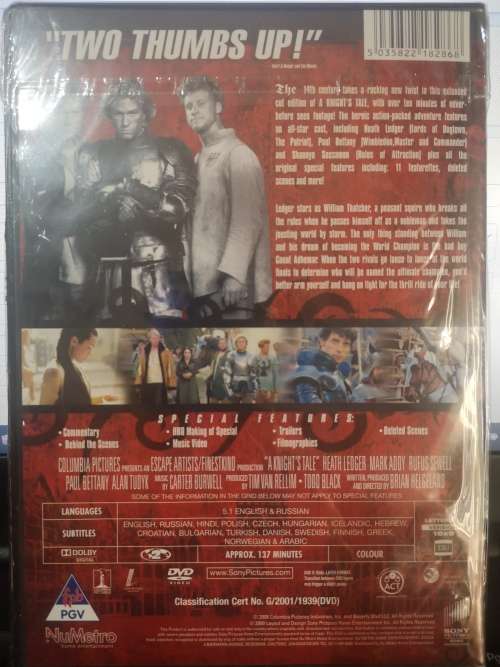 A Knights Tale (Extended Cut DVD) [New]
