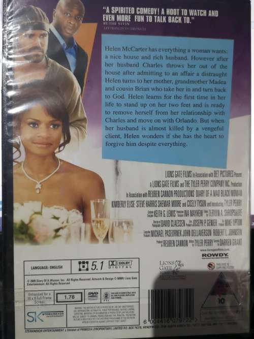 Diary of A Mad Black Woman (Tyler Perry)(DVD) [New]
