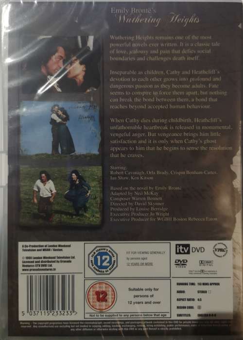 Wuthering Heights (1998)(DVD) [New]
