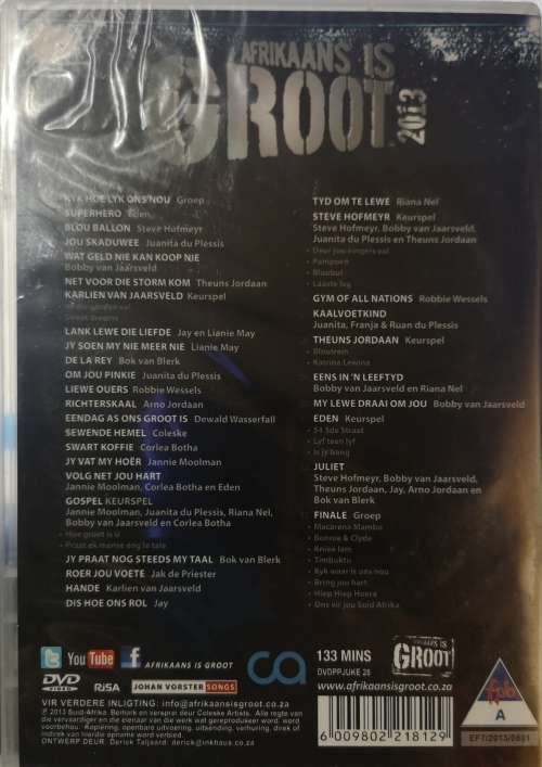 Afrikaans Is Groot 2013 - Die Konsert PnP (DVD)
