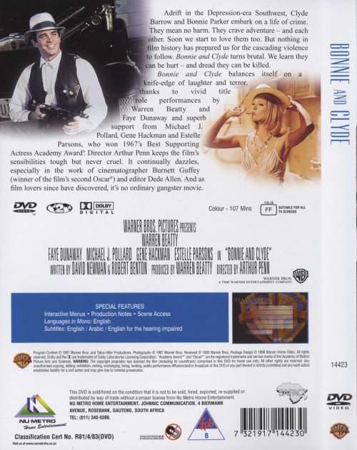 Bonnie And Clyde (DVD) [New]
