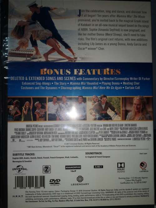 Mamma Mia! Here We Go Again (Sing-Along Edition) (DVD) [New]