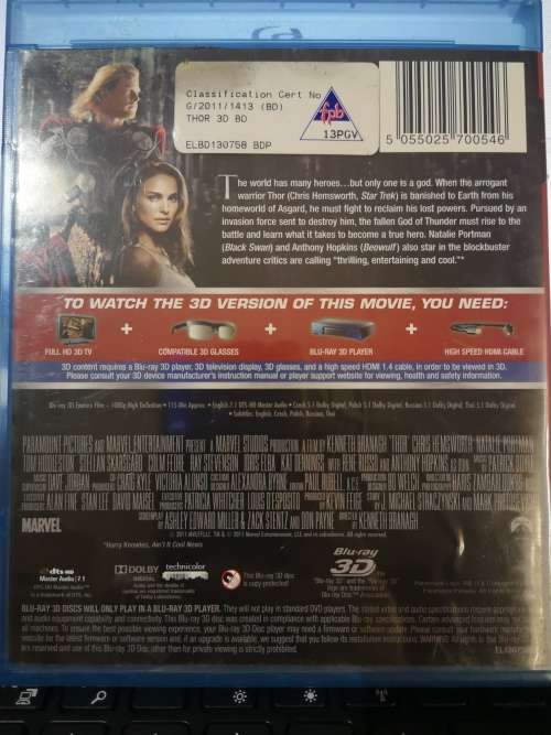 Thor - Limited 3D Edition (3D-Blu-Ray) [New]