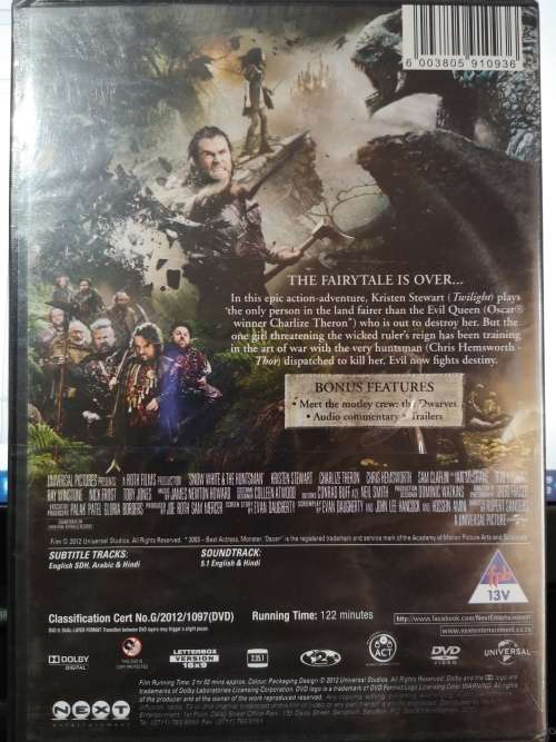 Snow White and the Huntsman (2012) (DVD) [New]