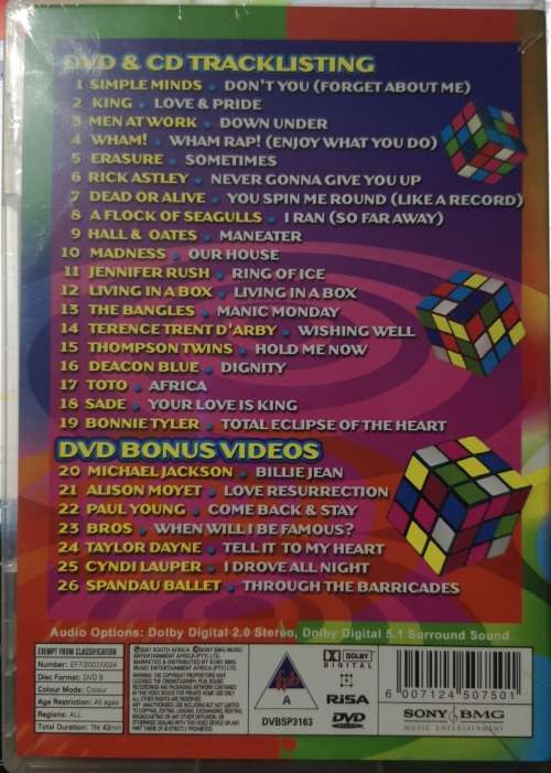 Awesome 80`s Music Video Collection Vol. 1 (2-DVD)