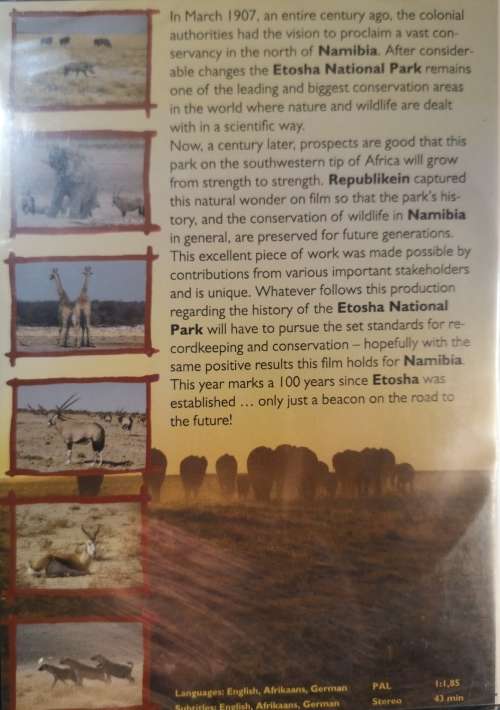 100 years Etosha National Park (DVD) [New]