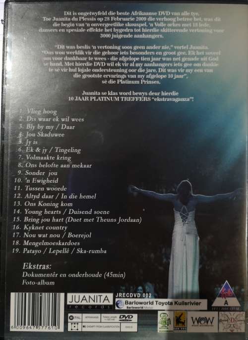 Juanita Du Plessis - 10 Jaar Platinum Treffers (DVD)