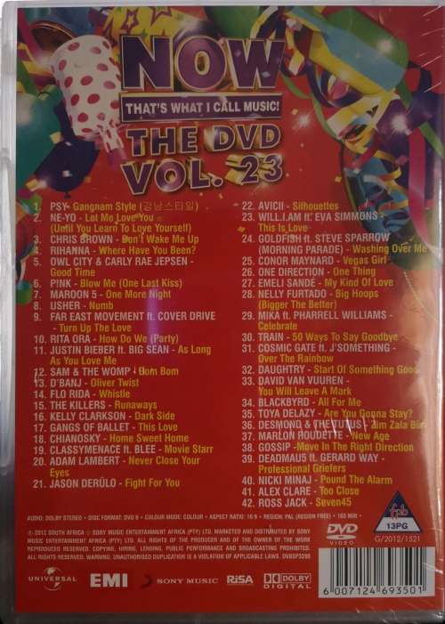 NOW Thats What I Call Music! The DVD Vol 23 (DVD)