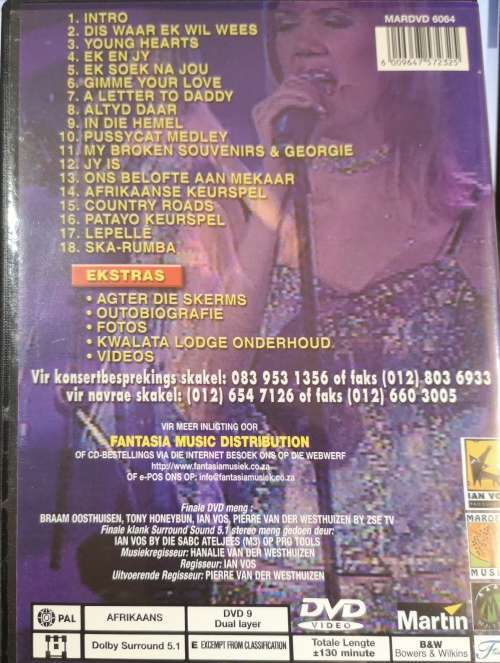 Juanita Du Plessis - In Konsert - Op Haar Beste (DVD)
