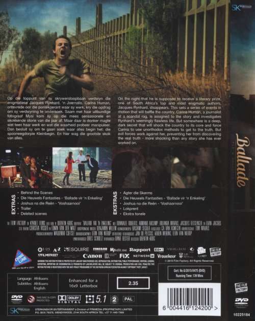 Ballade Vir n Enkeling (2015) (DVD)