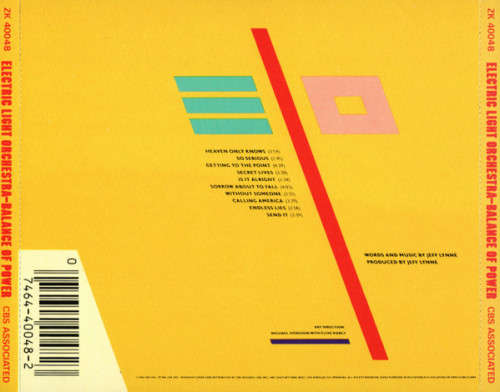 Electric Light Orchestra - Balance Of Power (CD) [New]