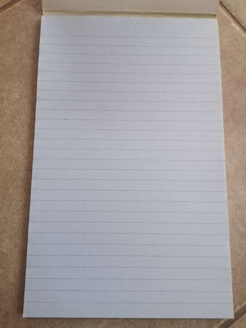 Vintage Croxley Cambric 51 sheets JD106 Writing Paper Pad (Light Blue)