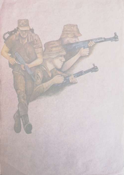 Vintage Writing Paper - Army - Infantry Battalion  (1 Page)