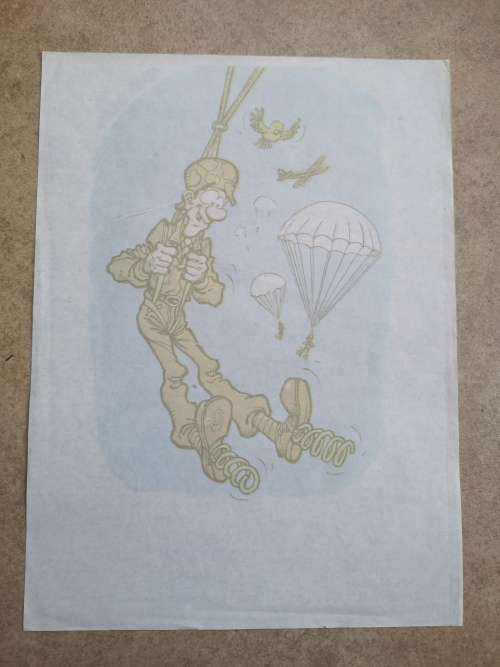 Vintage Writing Paper - Army - Parachute Battalion (1 Page)