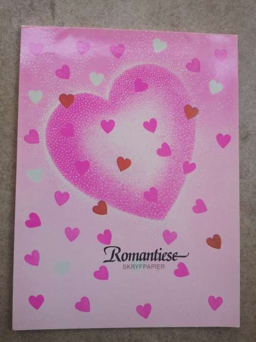 Vintage Writing Paper - Romantiese Skryfpapier