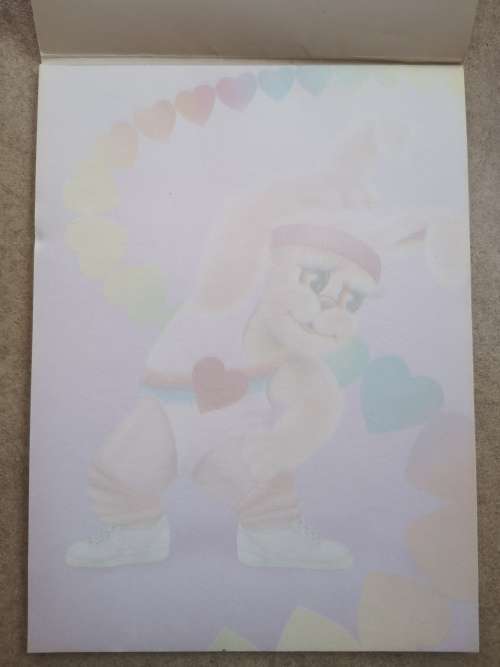 Vintage Writing Paper - Fitness Rabbit