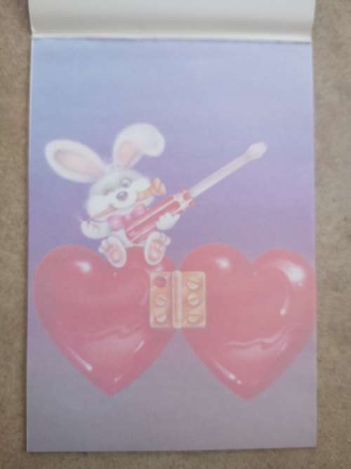 Vintage Writing Paper - Handyman Rabbit