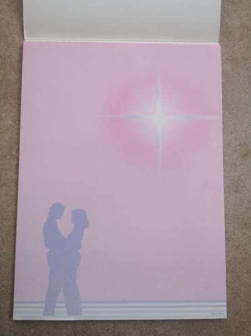 Vintage Writing Paper - Skimme van die Liefde 1