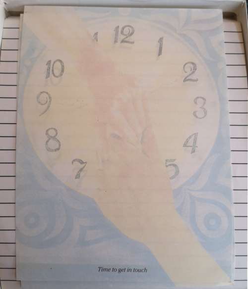 Vintage Writing Paper - Time to get in Touch