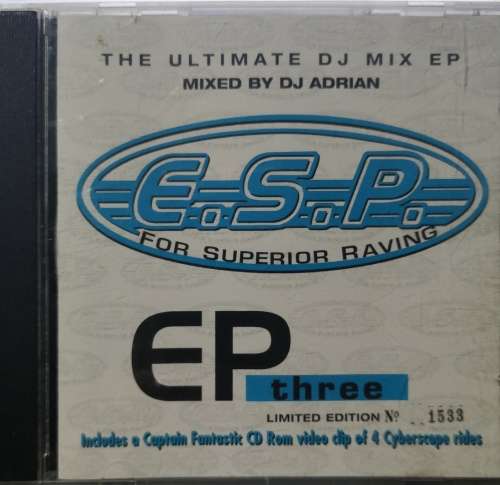 E.S.P. For Superior Raving - EP Three (CD) 1533