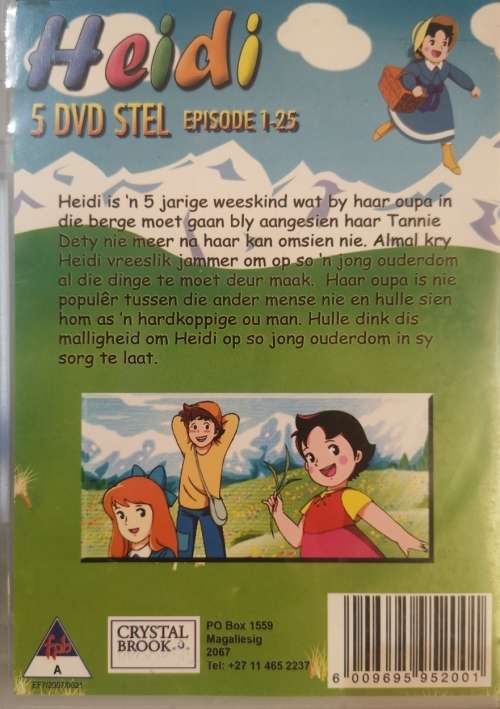 Heidi Box set 1 - Episodes 1-25 (5-DVD)