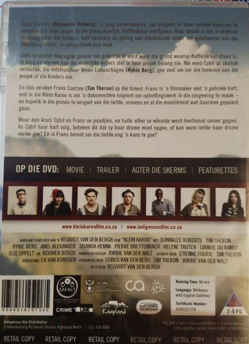Klein Karoo (DVD) [New]