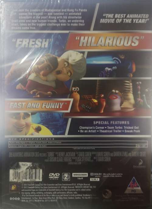Turbo (DVD) [New]