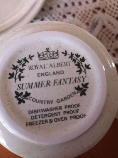 Royal Albert Summer Fantasy Coffee Trio