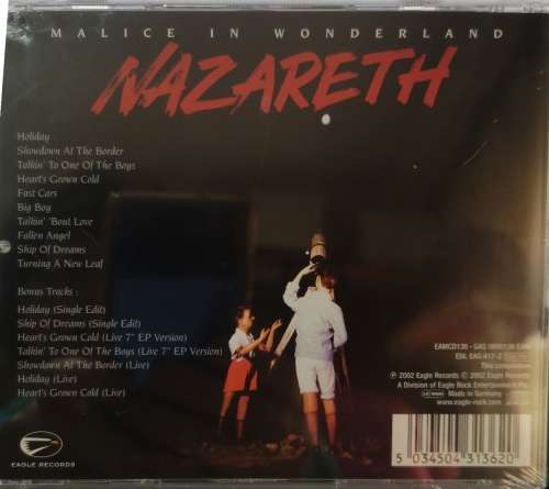 Nazareth - Malice In Wonderland (2002) 30th Anniversary Album (CD [New]