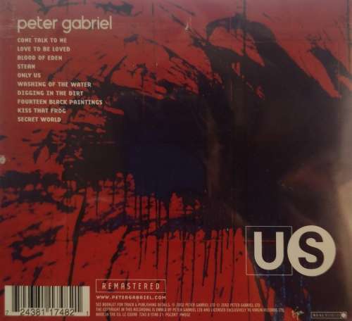 Peter Gabriel - Us (CD) [New]