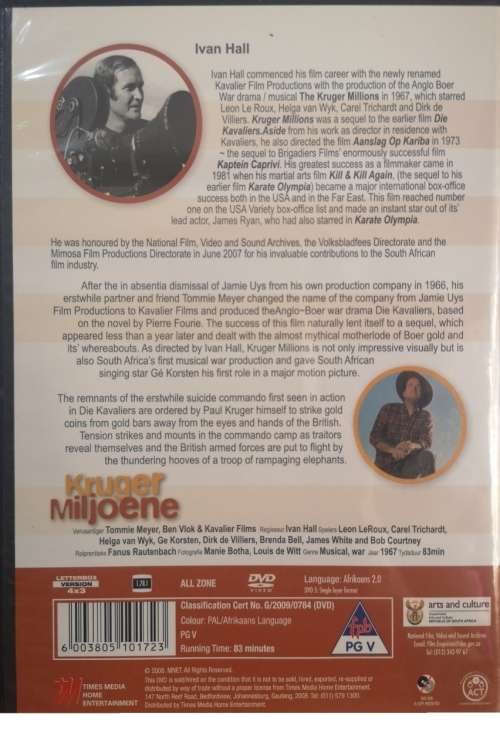 Die Kruger Miljoene (DVD) [New]